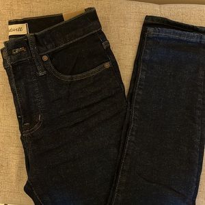 Madewell 9” Mid-Rise Skinny Jeans Dark Wash, NWT